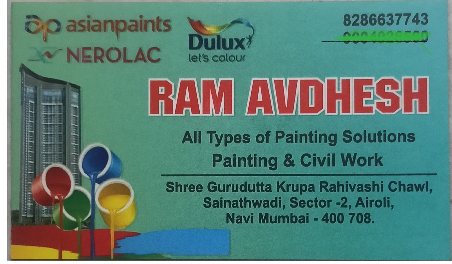 ram avdhesh all types of painting solutions work