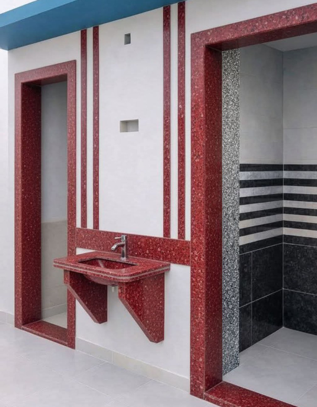 Razz tails marbal granite fitings