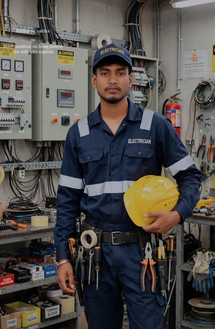 electrician working