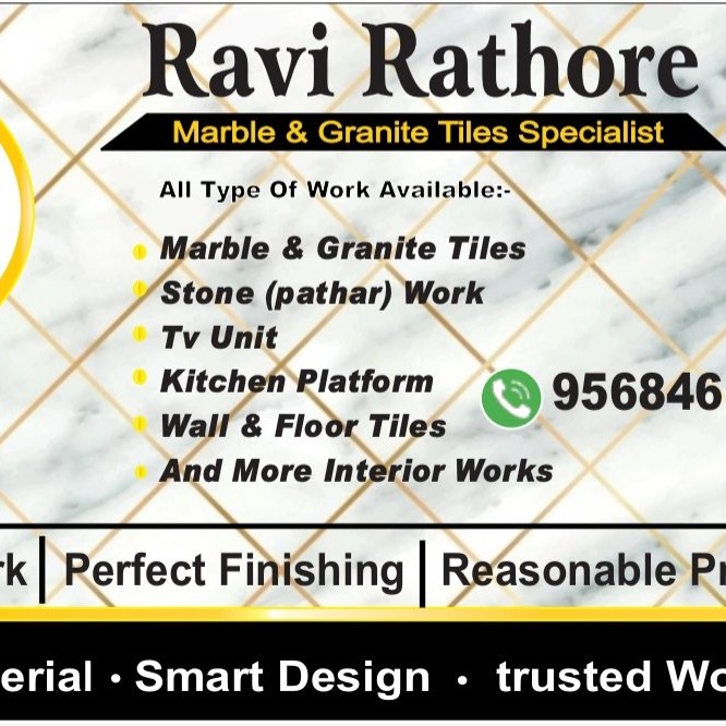 Ravi Rathore tiles marble grenite fitting work