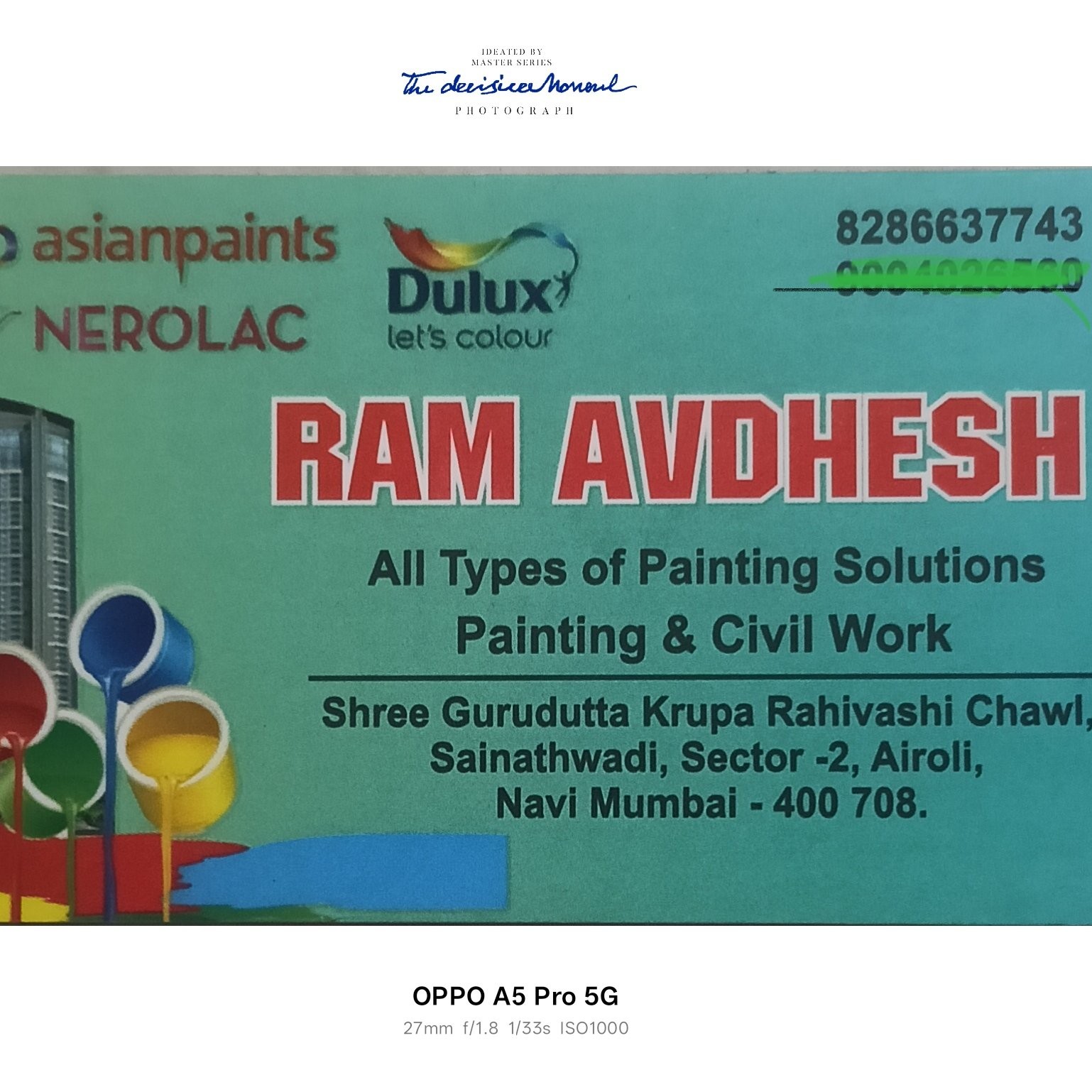 ram avdhesh all types of painting solutions work