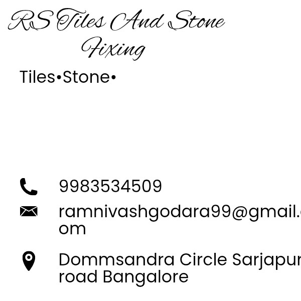 Tiles and stone fixing