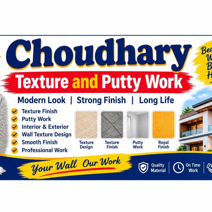 Choudhary texture putty work